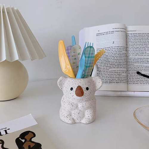 Cute Koala Decor Flower Pot for Gardening and Planting