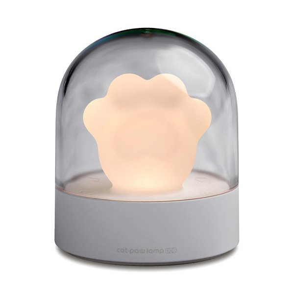 Cute Cat Paw Touch Bedside Night Light & Music Box