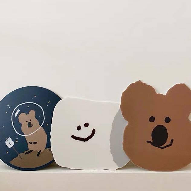 Kawaii Kangaroo & Friends Non-Slip Mouse Pad