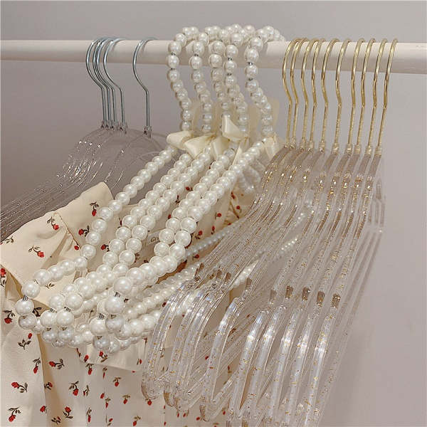 Set of White Pearl Hangers