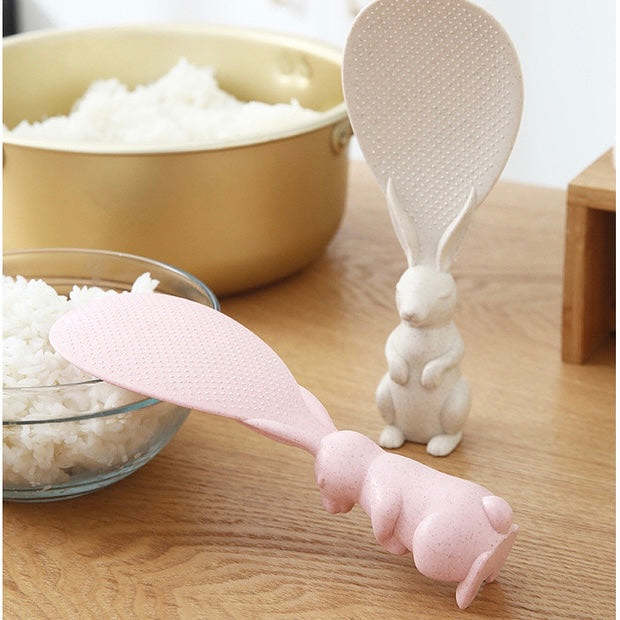 Kawaii Bunny Rabbit Stand Up Rice Shovel Spoon