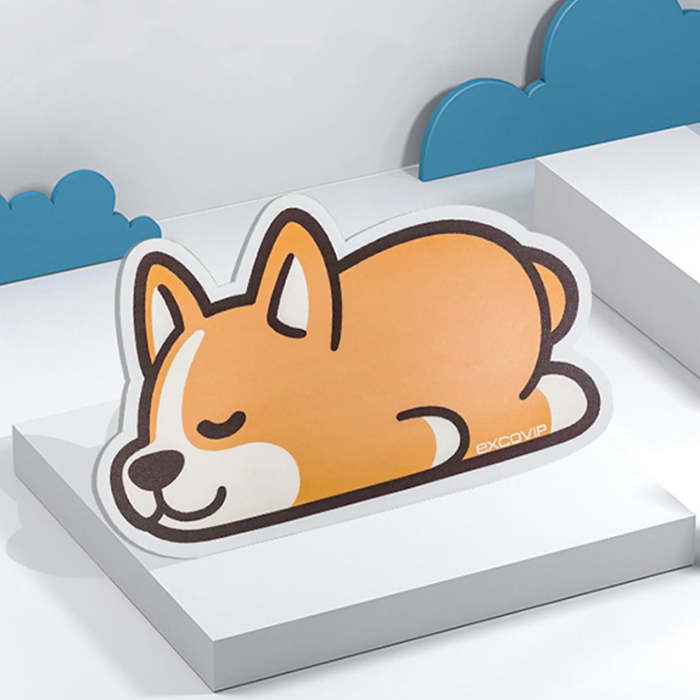 Cute Puppy & Kitten Shape Waterproof Mouse Pad