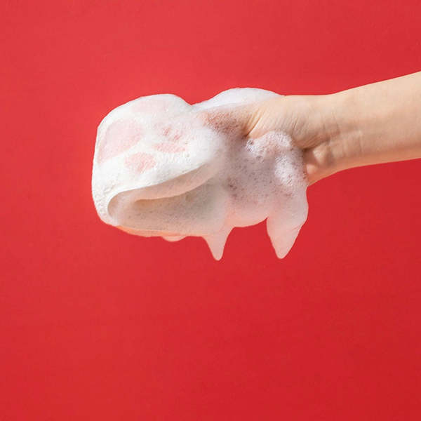 Cat Paw Exfoliating Shower Batch Scrub Sponge