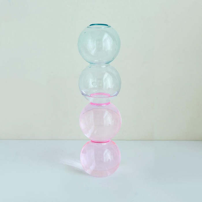 Pastel Glass Bubble Vase