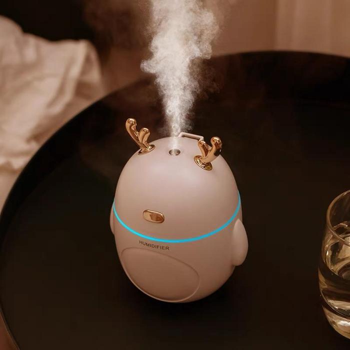 Cute Mini USB Household Bedroom Deer Shape Spray Humidifier