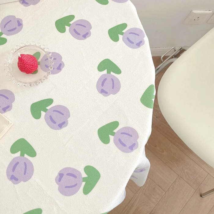 Pastel Tulip Tablecloth