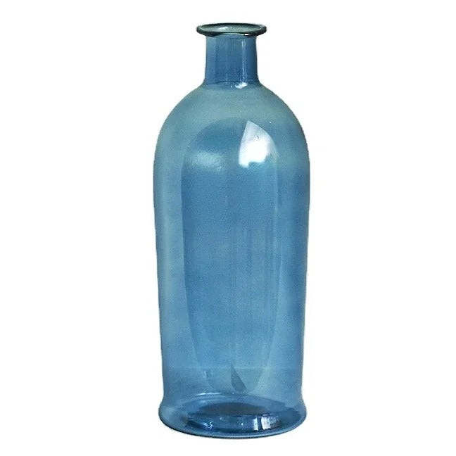 Colorful Vintage Bottle Glass Vase
