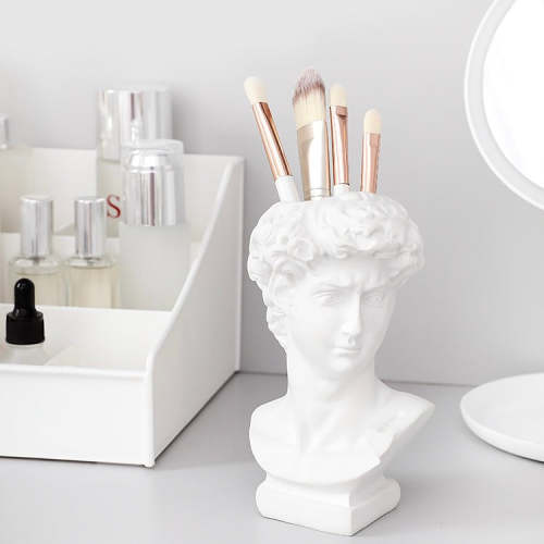 Nordic Style David Sculpture Resin Vase Decor