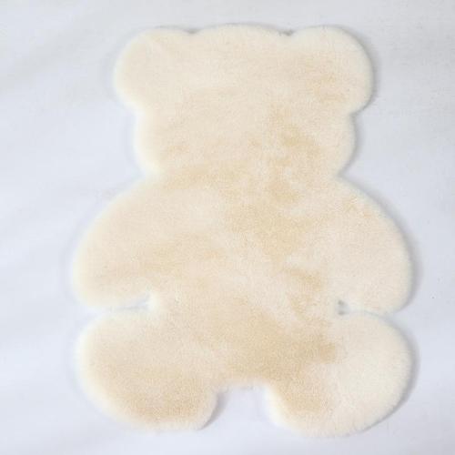 Super Soft Cozy Antiskid Fluffy Bear Shape Rug Carpet