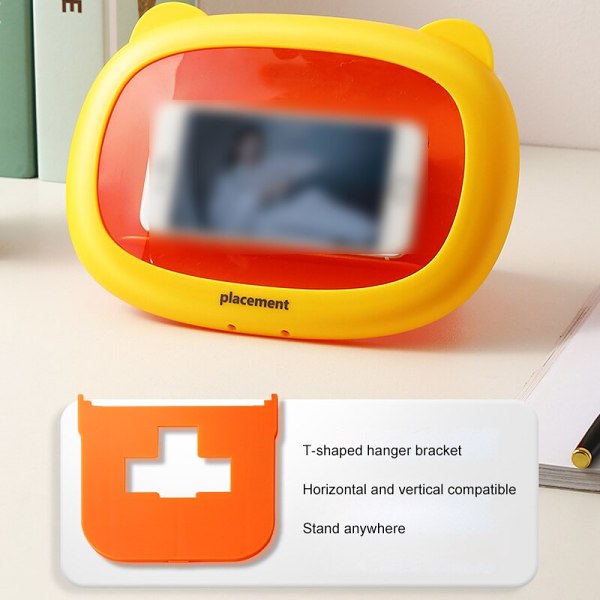 Cute Cat Shape Waterproof Mobile Box Wall Mounted Holder