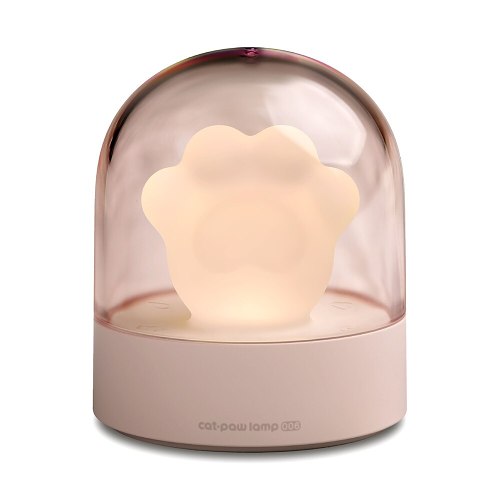 Cute Cat Paw Touch Bedside Night Light & Music Box