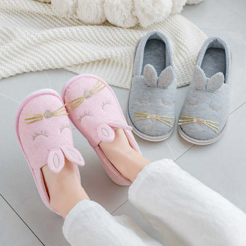 Cute Kawaii Bunny Rabbit Cozy Home Shoe Slippers