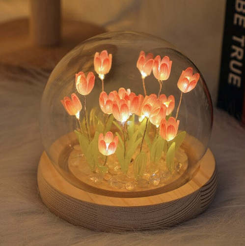 DIY Mini Tulip Flower Night Lights