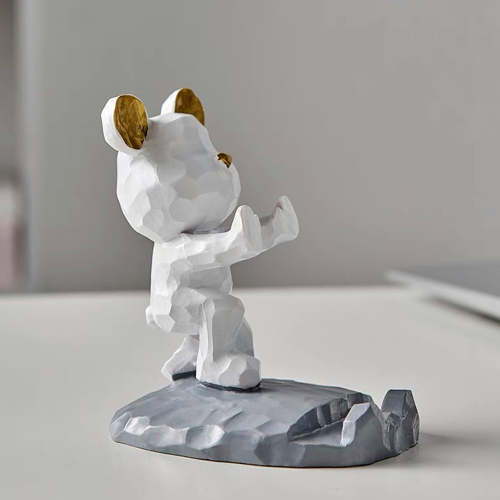 Cute Nordic Style Dimensional Bear Phone Stand Holder