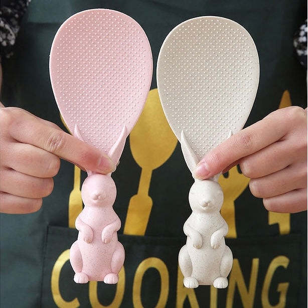 Kawaii Bunny Rabbit Stand Up Rice Shovel Spoon