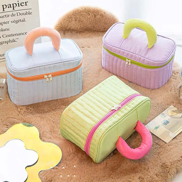 Kawaii Squishy Bubble Pastel Colour Cosmetic Bag