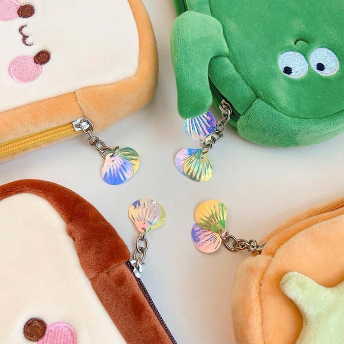 Cute Mr Toast & Mr Cactus Plush Pencil Case Holder