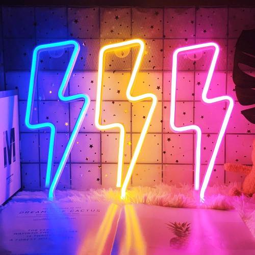 Lightning Bolt Neon Sign