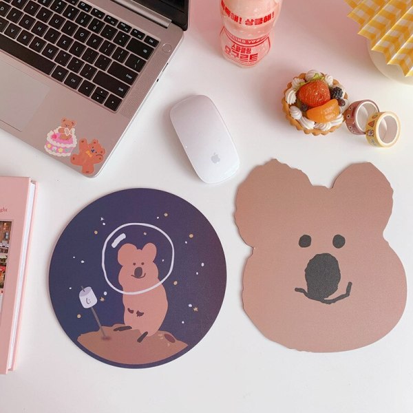 Kawaii Kangaroo & Friends Non-Slip Mouse Pad