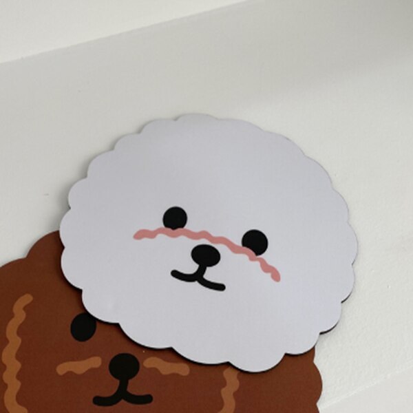 Cute Baby Poodle Mouse Pad