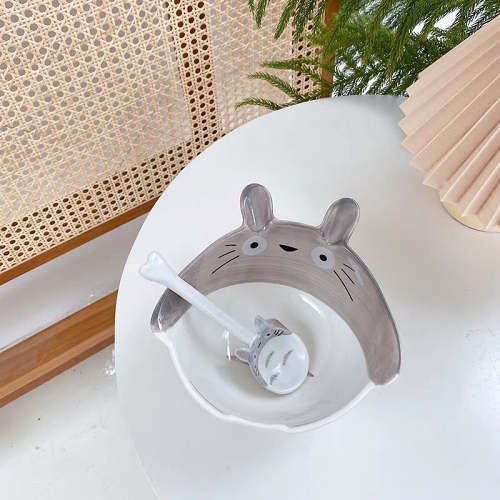 Cute Japanese Style Totoro  Pattern Ceramic Bowl