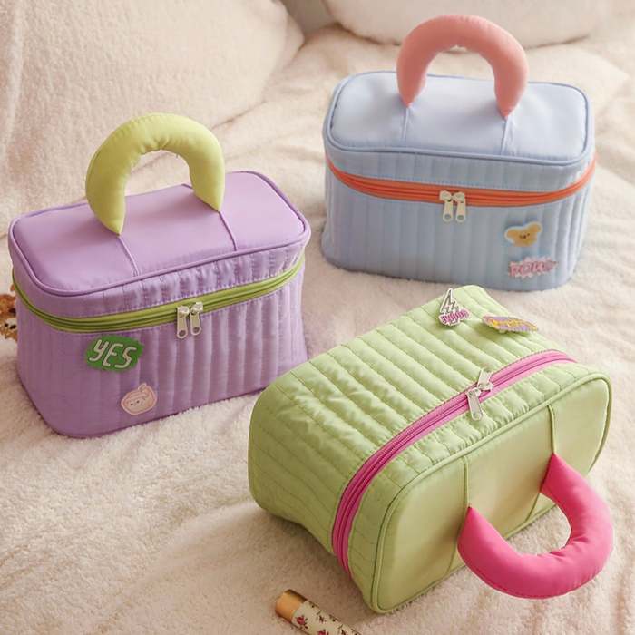 Kawaii Squishy Bubble Pastel Colour Cosmetic Bag