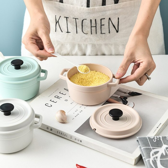 Cute Pastel Colour Condiment Seasoning Storage Container Set