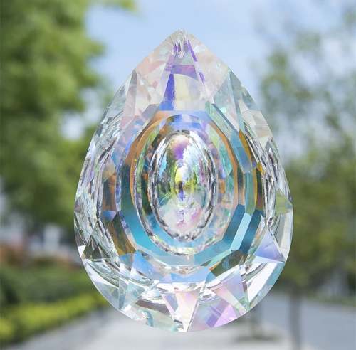 Crystal Wind Spinner Garden Decor