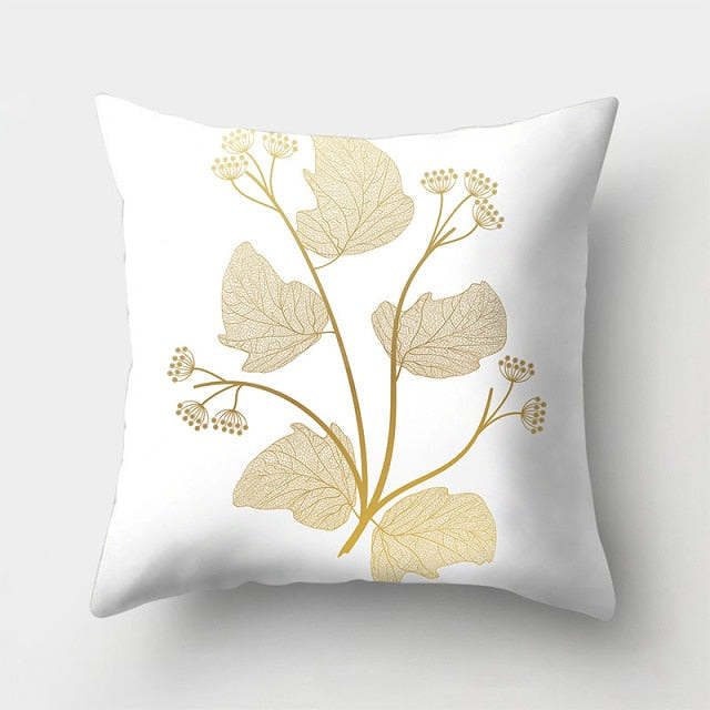 Tropical Plants Pattern Pillow Case