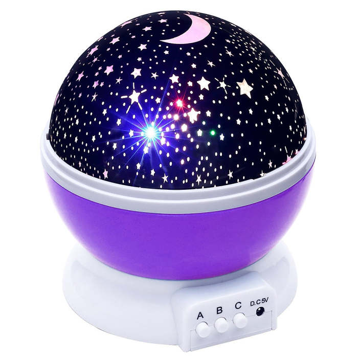 Star Light Rotating Projector  Lamp for Kids Bedroom