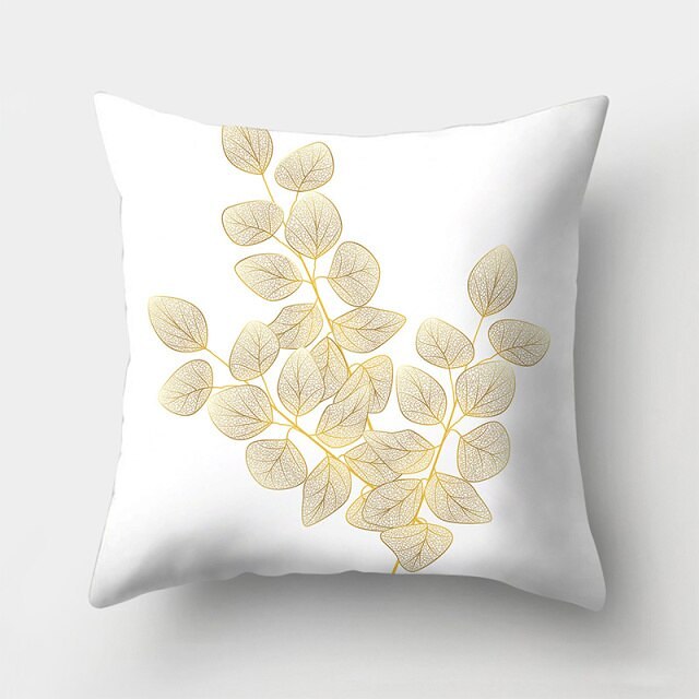 Tropical Plants Pattern Pillow Case