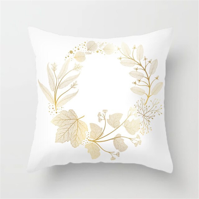 Tropical Plants Pattern Pillow Case