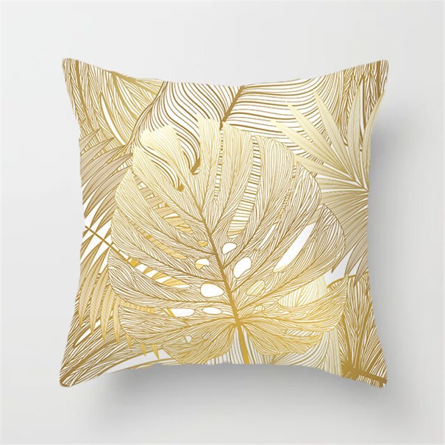 Tropical Plants Pattern Pillow Case