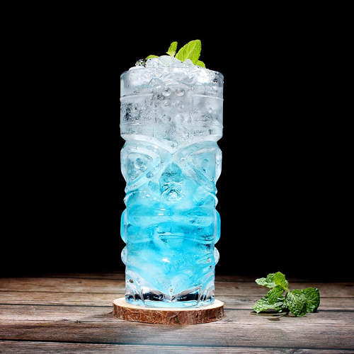 TIKI Bar Glass 420ml Wine Cocktail Glasses Whiskey Cup Beer Cup Juice Cup Thicken
