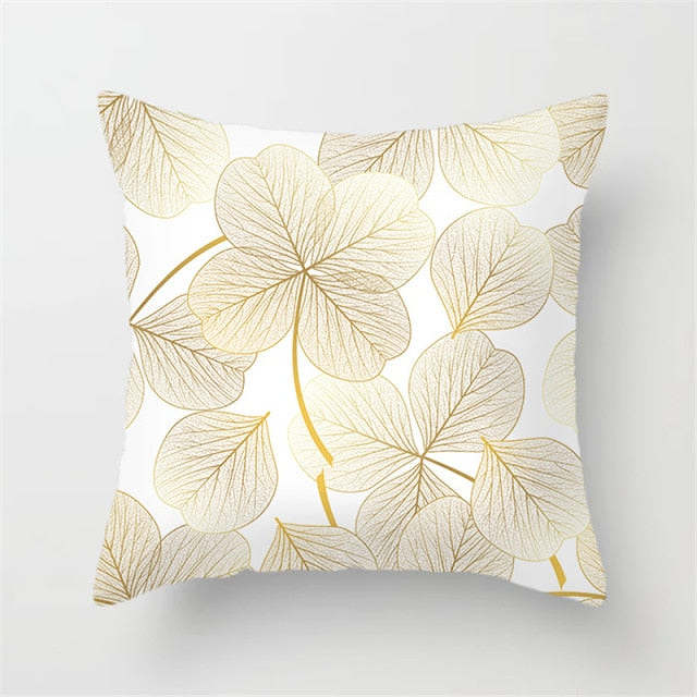 Tropical Plants Pattern Pillow Case