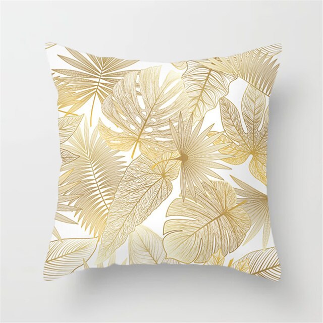 Tropical Plants Pattern Pillow Case