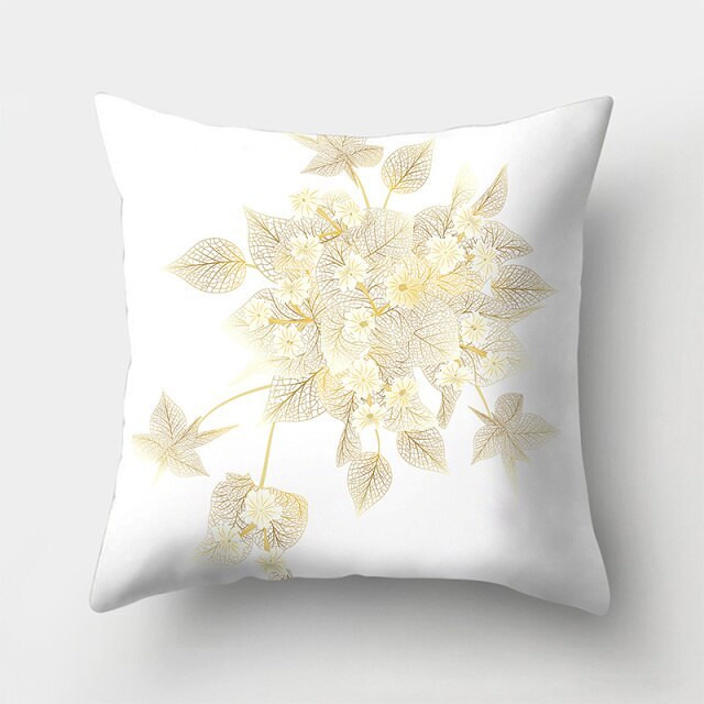 Tropical Plants Pattern Pillow Case