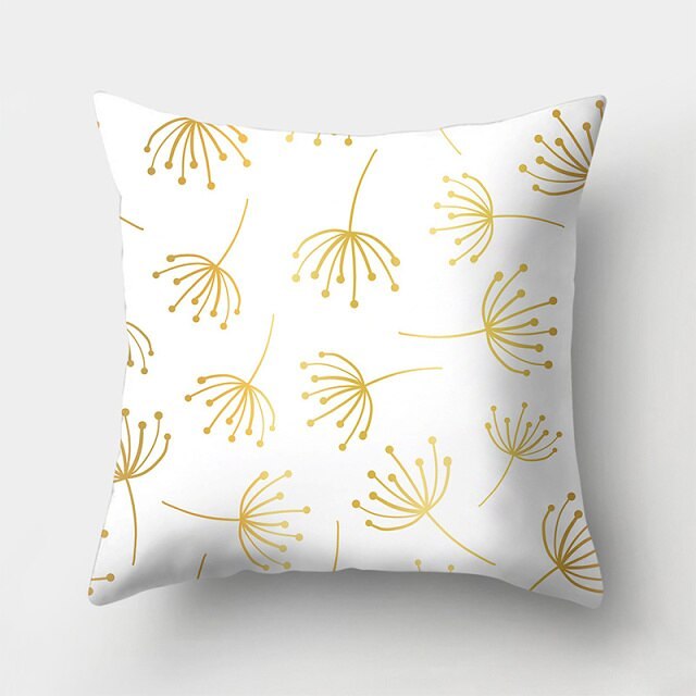 Tropical Plants Pattern Pillow Case