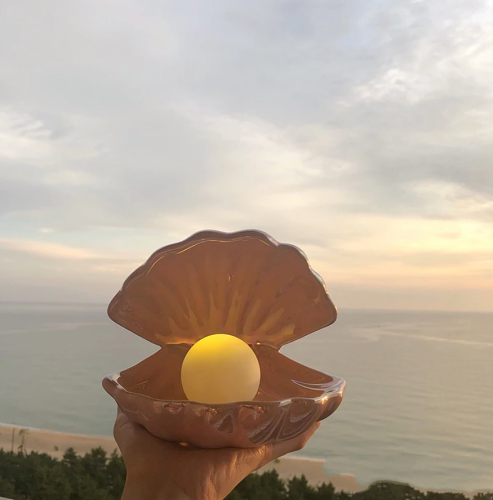 Ceramic Pearl Lamp