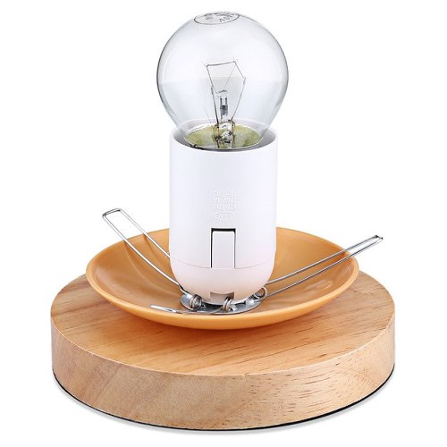 Wicker Rattan Ball Desk Table Lamp Diameter 17cm