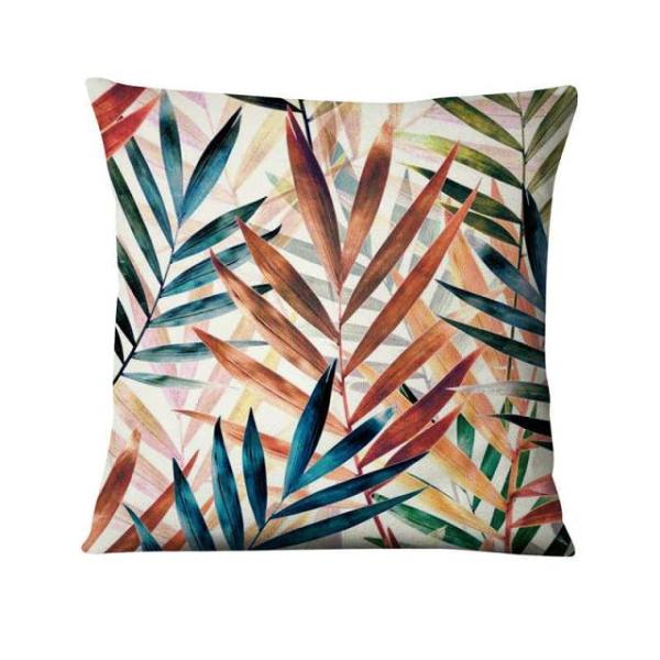 Tropical Palm Leaf  Decorative Throw Pillow 45*45cm