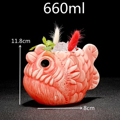 660ml Hawaii Tiki Mugs