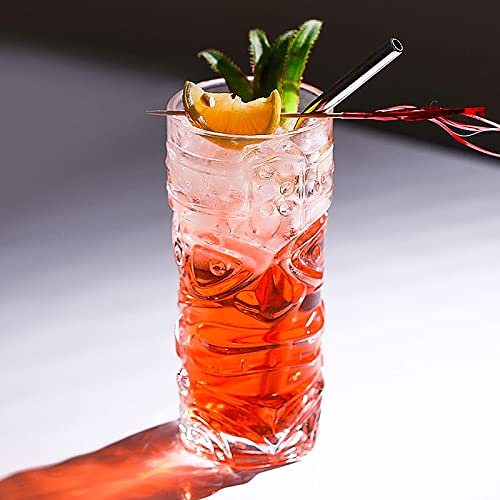 Set of 6 14oz Exotic Cocktail Tiki Glasses
