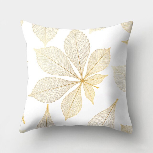 Tropical Plants Pattern Pillow Case