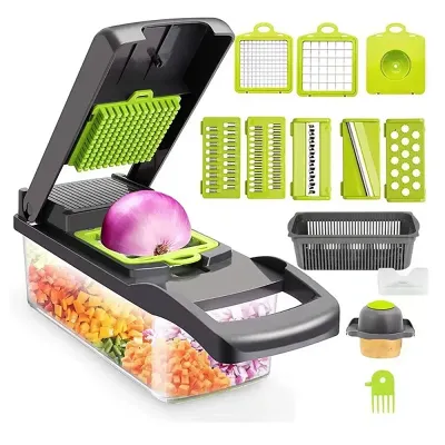 15/22 in 1 Multifunctional Vegetable Chopper Onion Chopper Handle Food