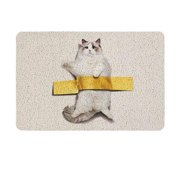 Sticky Tape Cat Rug