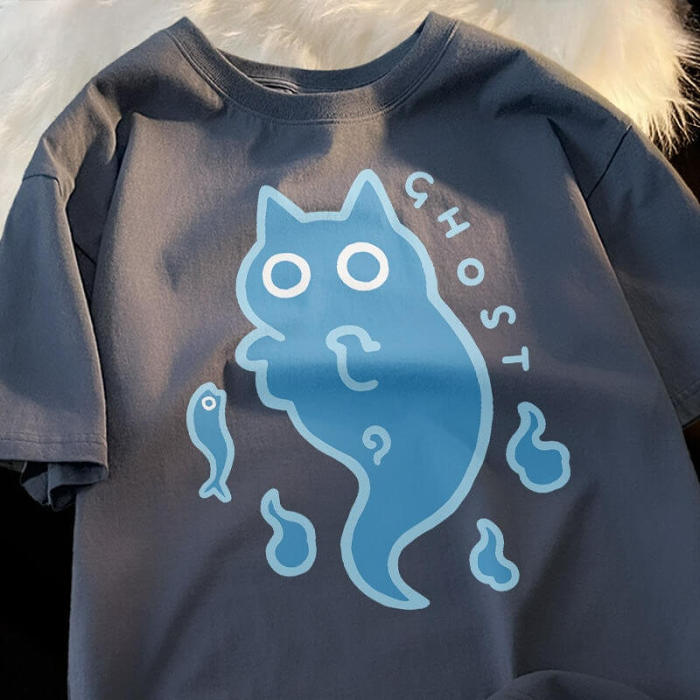 Ghostly Cat T-Shirt