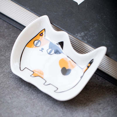 Cute Cat Seasoning Dish