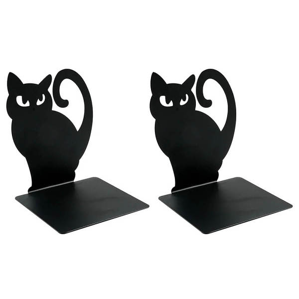 Spooky Cat Bookend Set