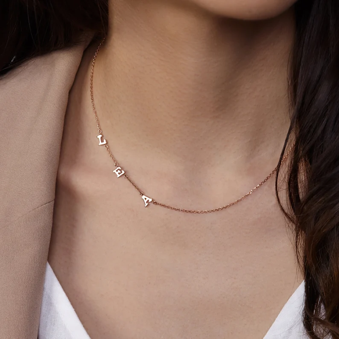 Initials Necklace For Mom
